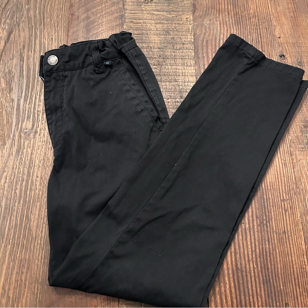 David Oliver boys black size 12.  classic prep uniform causal neutral work